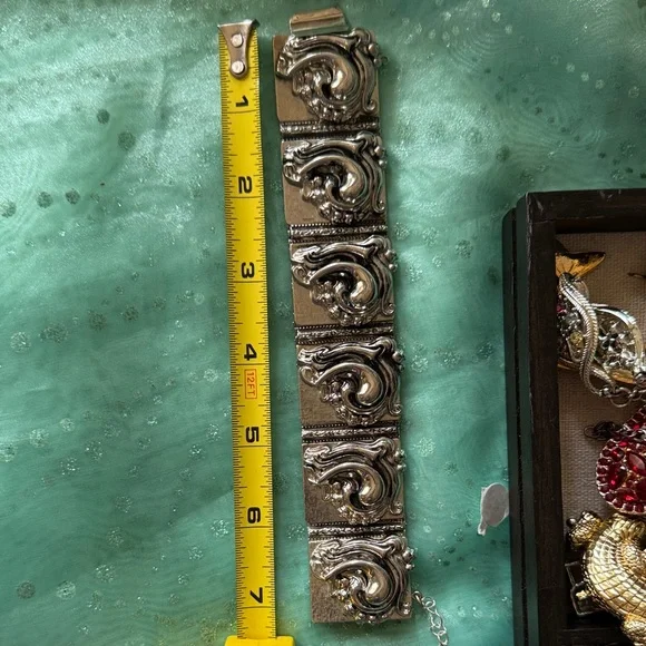 Silver Ornate Bracelet - Picture 2 of 3